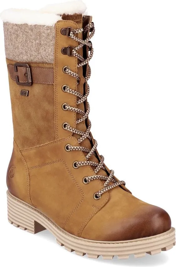 Remonte Chestnut Mid Lace Up Boot