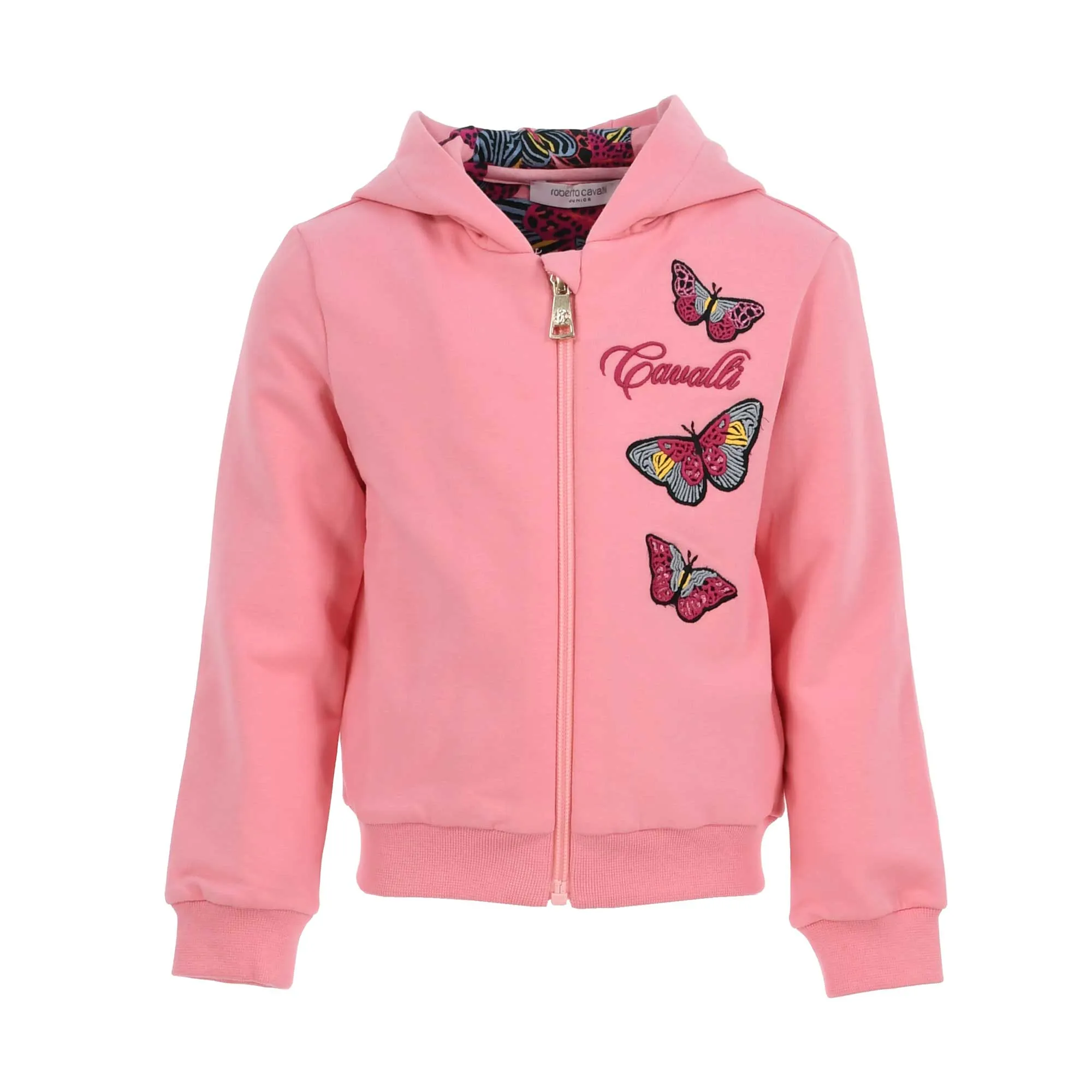 Roberto Cavalli Kids Butterfly Print Hooded Tracksuit