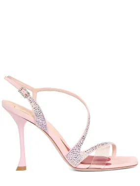 Roger Vivier   100mm I Love Vivier crystal sandals 