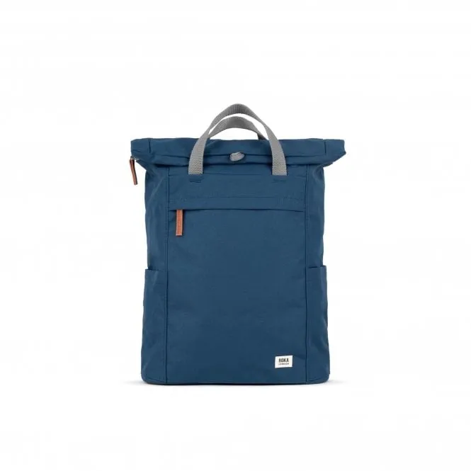 Roka London  Finchley A Medium Recycled Canvas Backpack