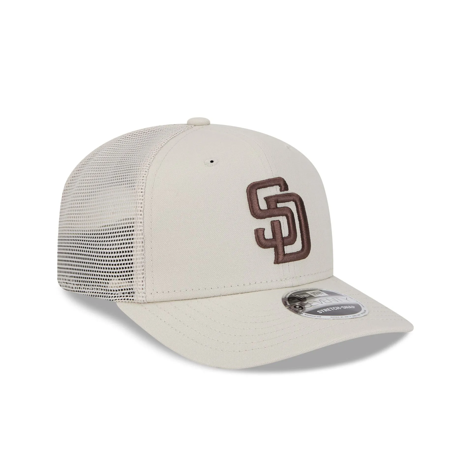 San Diego Padres Canvas 9SEVENTY Trucker Hat