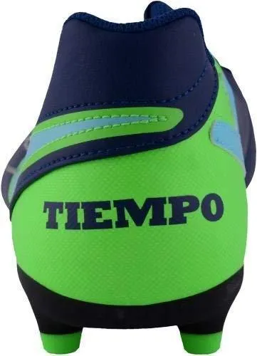 Sergio Ramos Spain Autographed Nike Tiempo Blue & Green Cleat - Fanatics Authentic Certified