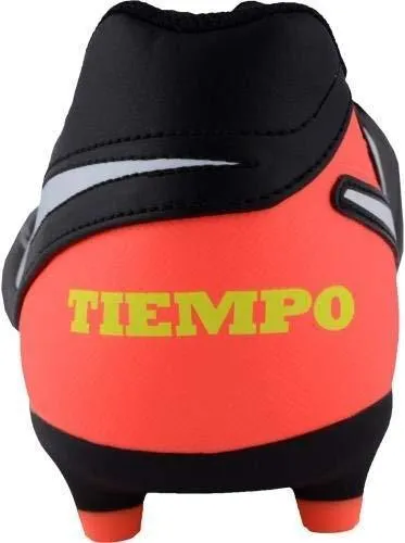 Sergio Ramos Spain Autographed Nike Tiempo Coral & Black Cleat - Fanatics Authentic Certified