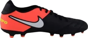 Sergio Ramos Spain Autographed Nike Tiempo Coral & Black Cleat - Fanatics Authentic Certified