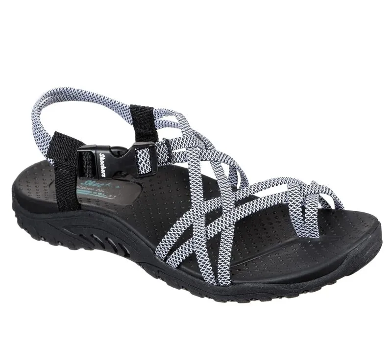 SKECHERS WOMEN'S Reggae - Irie Mon Sandals 163013 BKW