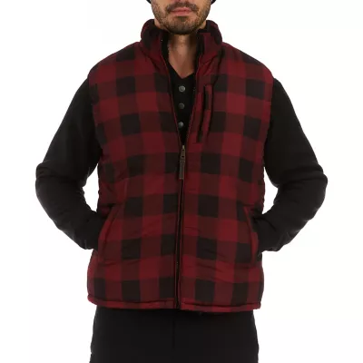 Smith's Workwear Men's Printed Sherpa-Lined Vest