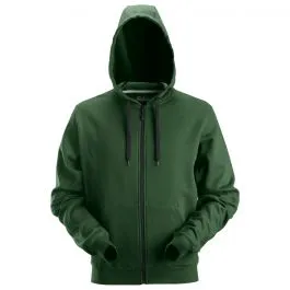 Snickers 2801 Classic Zip Hoodie - Forest Green