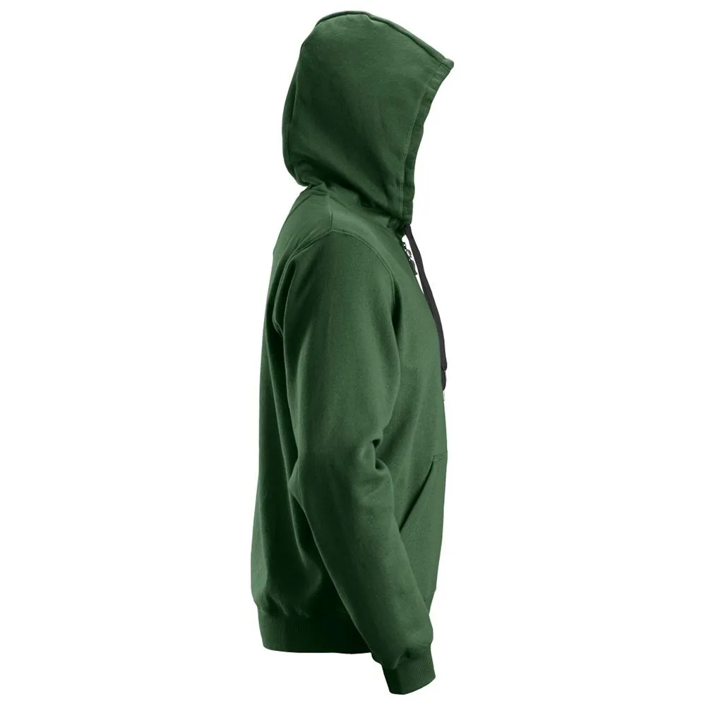 Snickers 2801 Classic Zip Hoodie - Forest Green