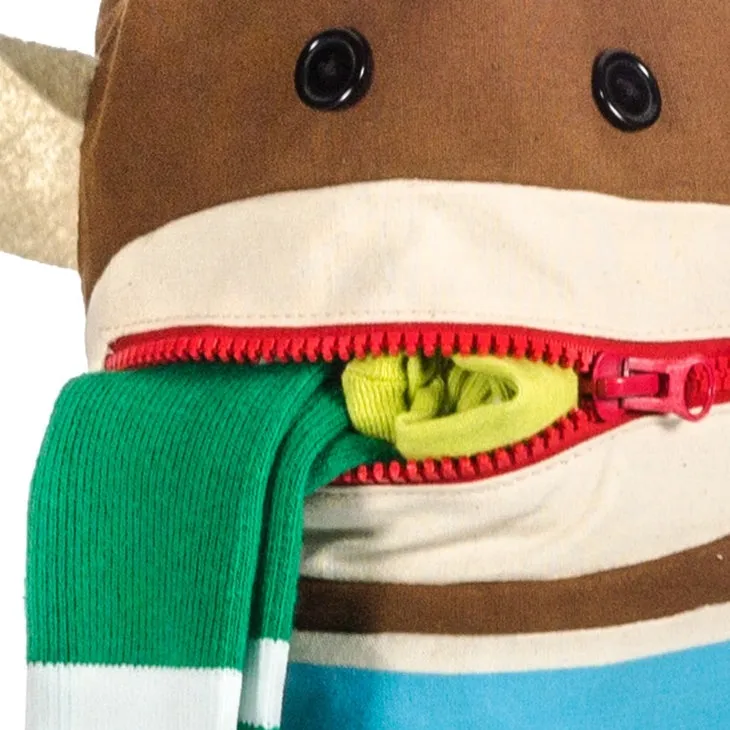 Sock Monkey Laundry Bag