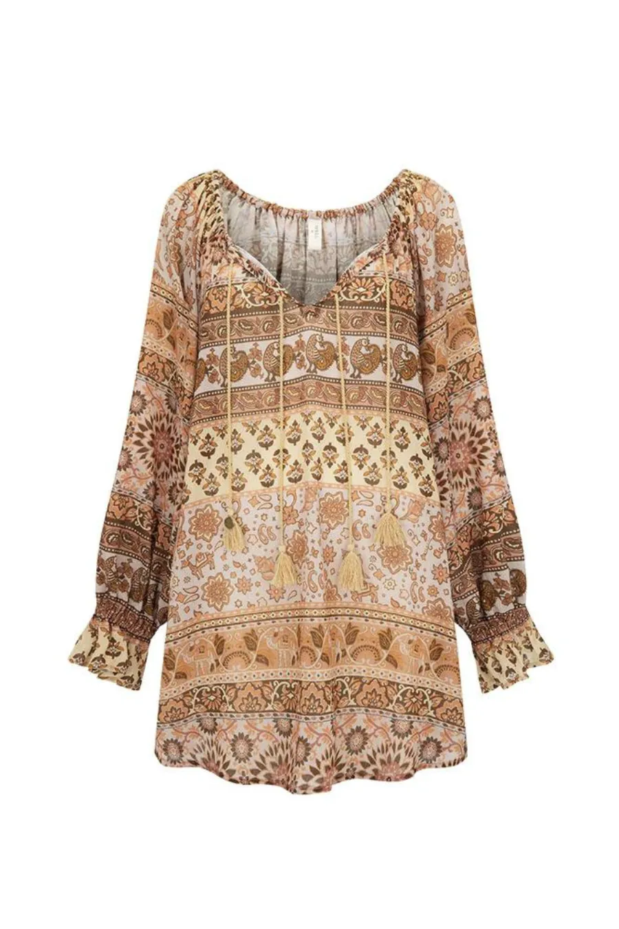 Spell Lovers Beach Tunic Dress Mauve