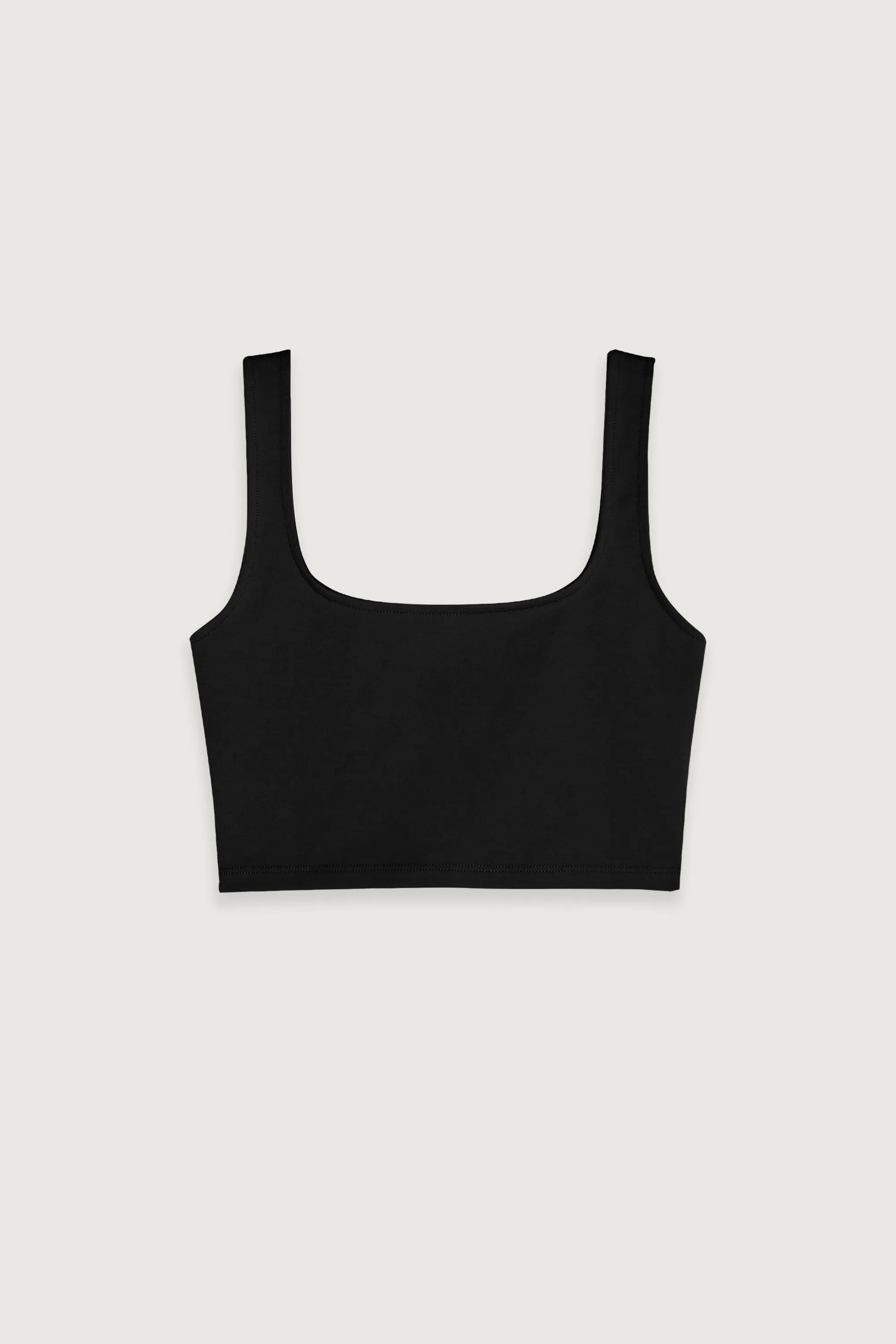 SQUARE NECK CROPPED TANK