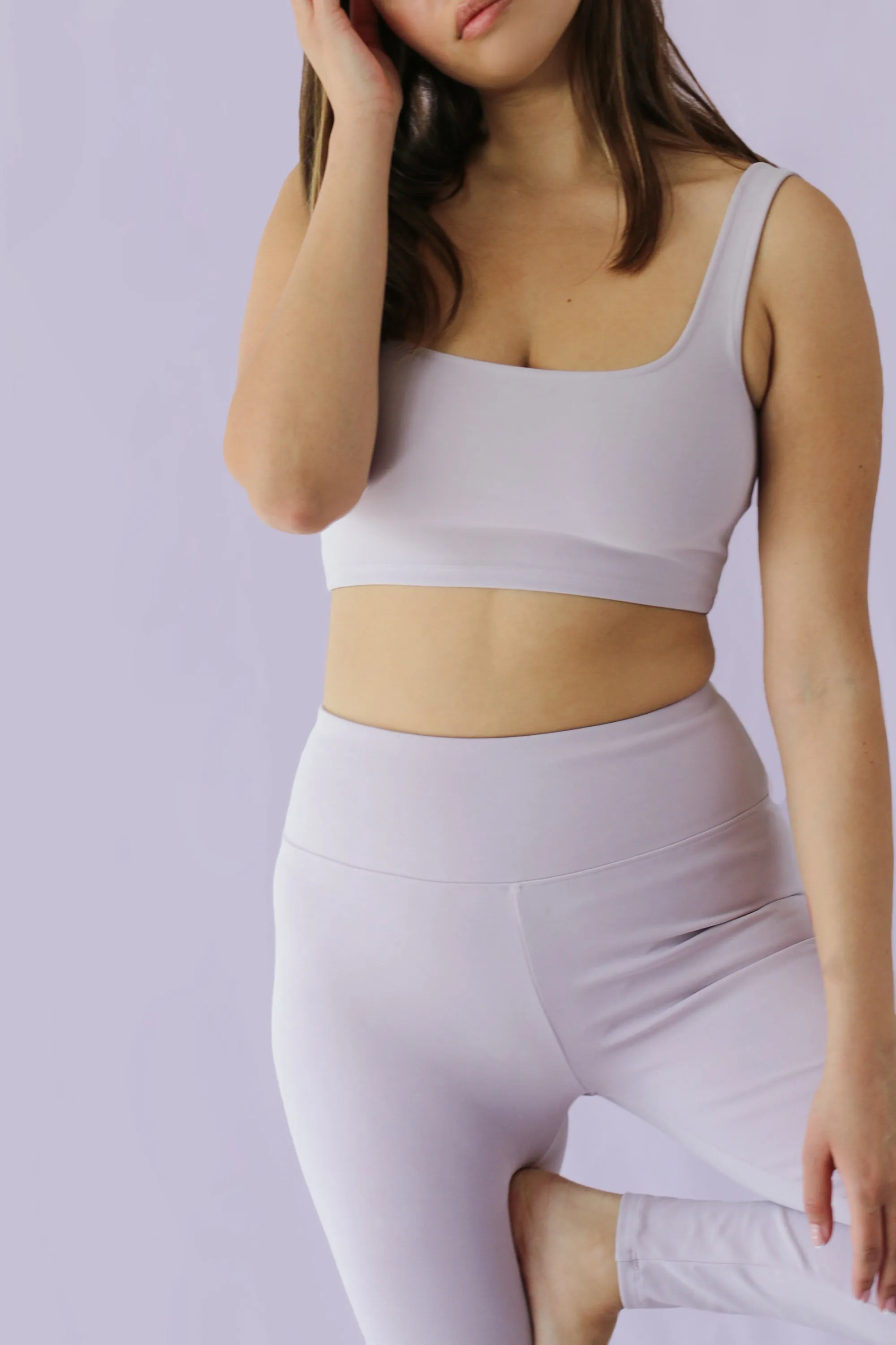 SQUARE NECK CROPPED TANK