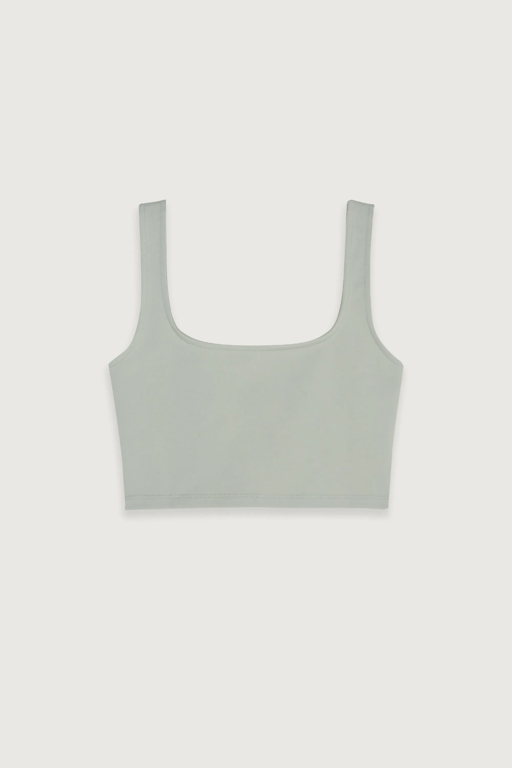 SQUARE NECK CROPPED TANK