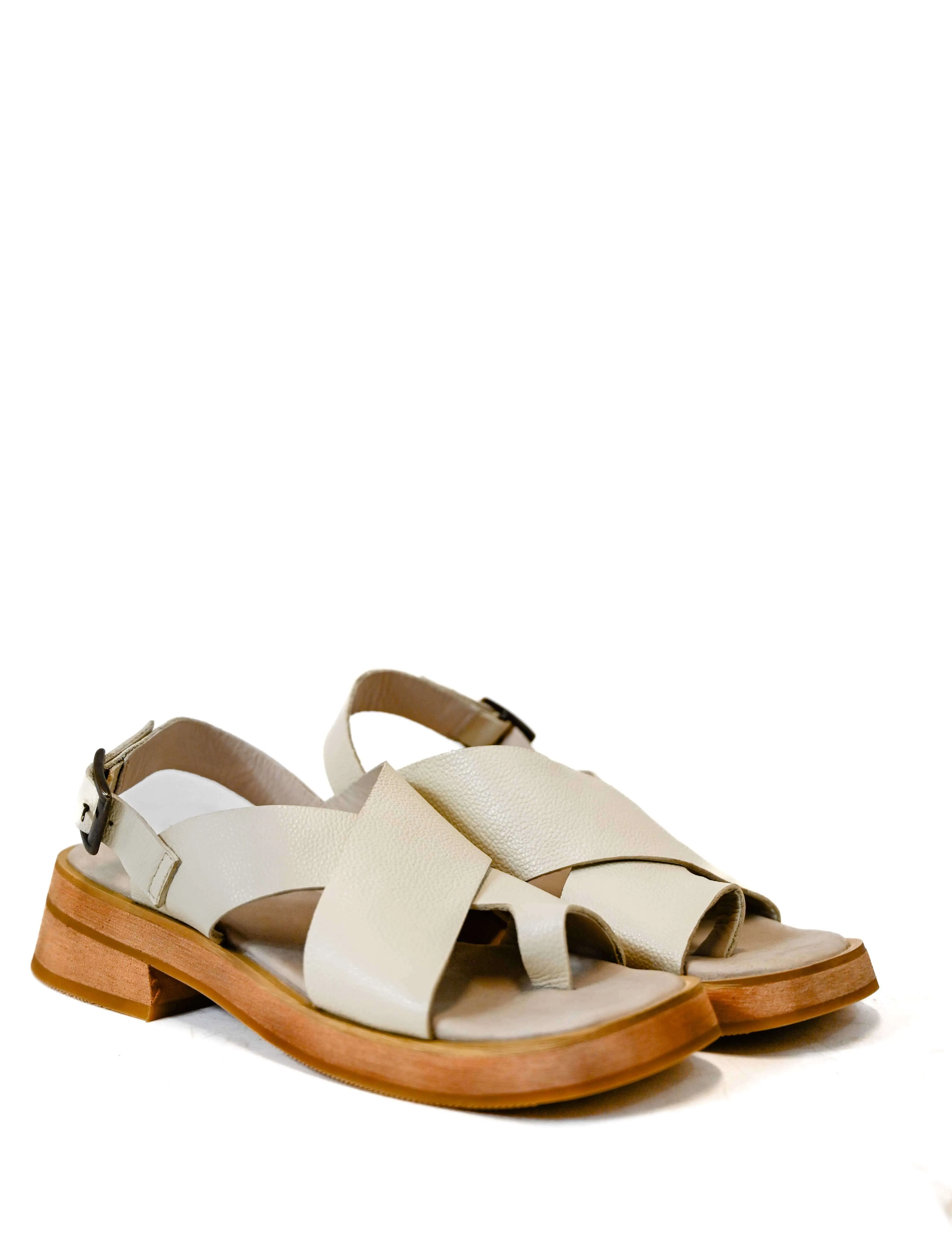 Stivali Yellowstone Sandals in Ivory (Final Sale)