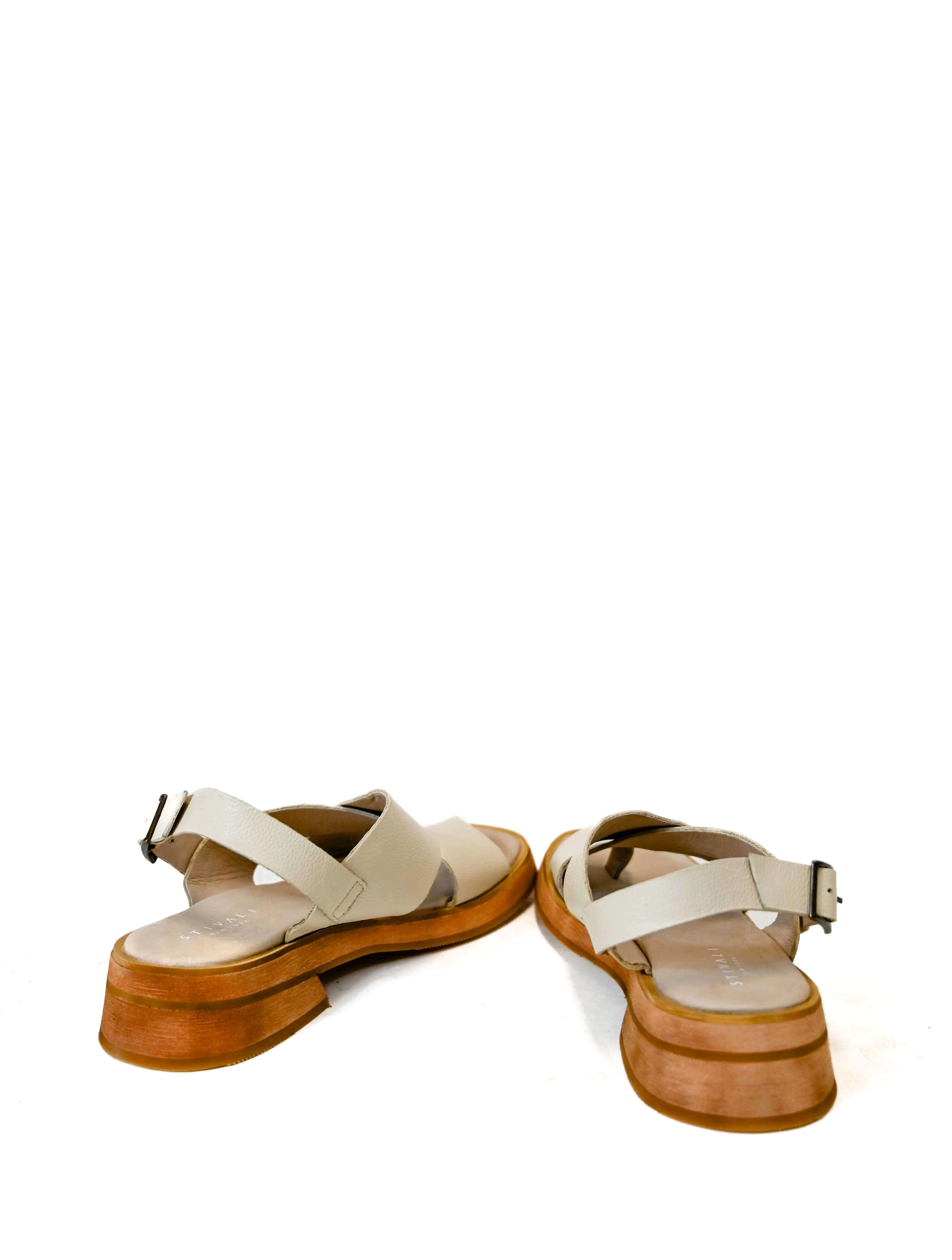 Stivali Yellowstone Sandals in Ivory (Final Sale)