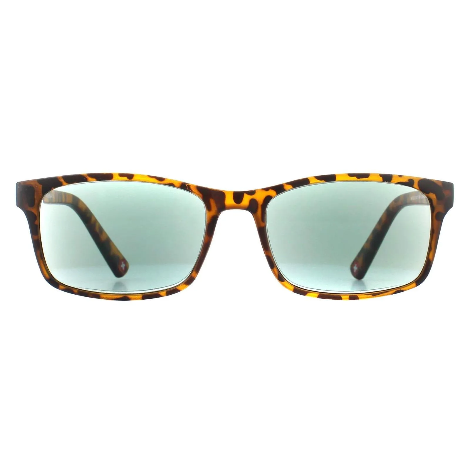 Sunglasses | Rectangle Havana Green Readers +2.50 Sunglasses | montana