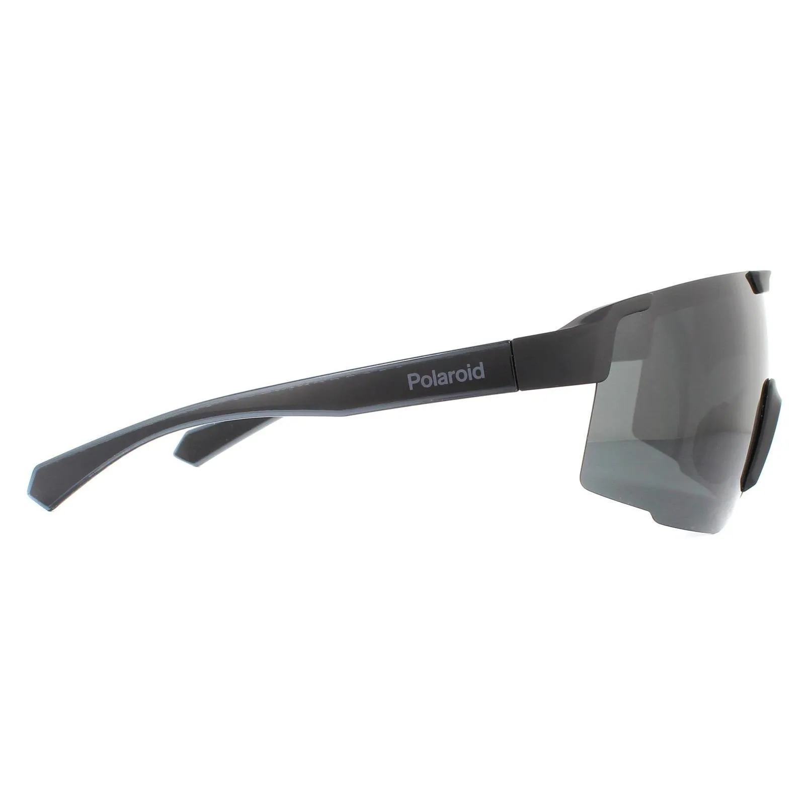 Sunglasses | Sport Shield Matte Black Grey Polarized Sunglasses | Polaroid