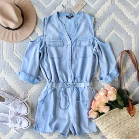 Sunny Chambray Romper