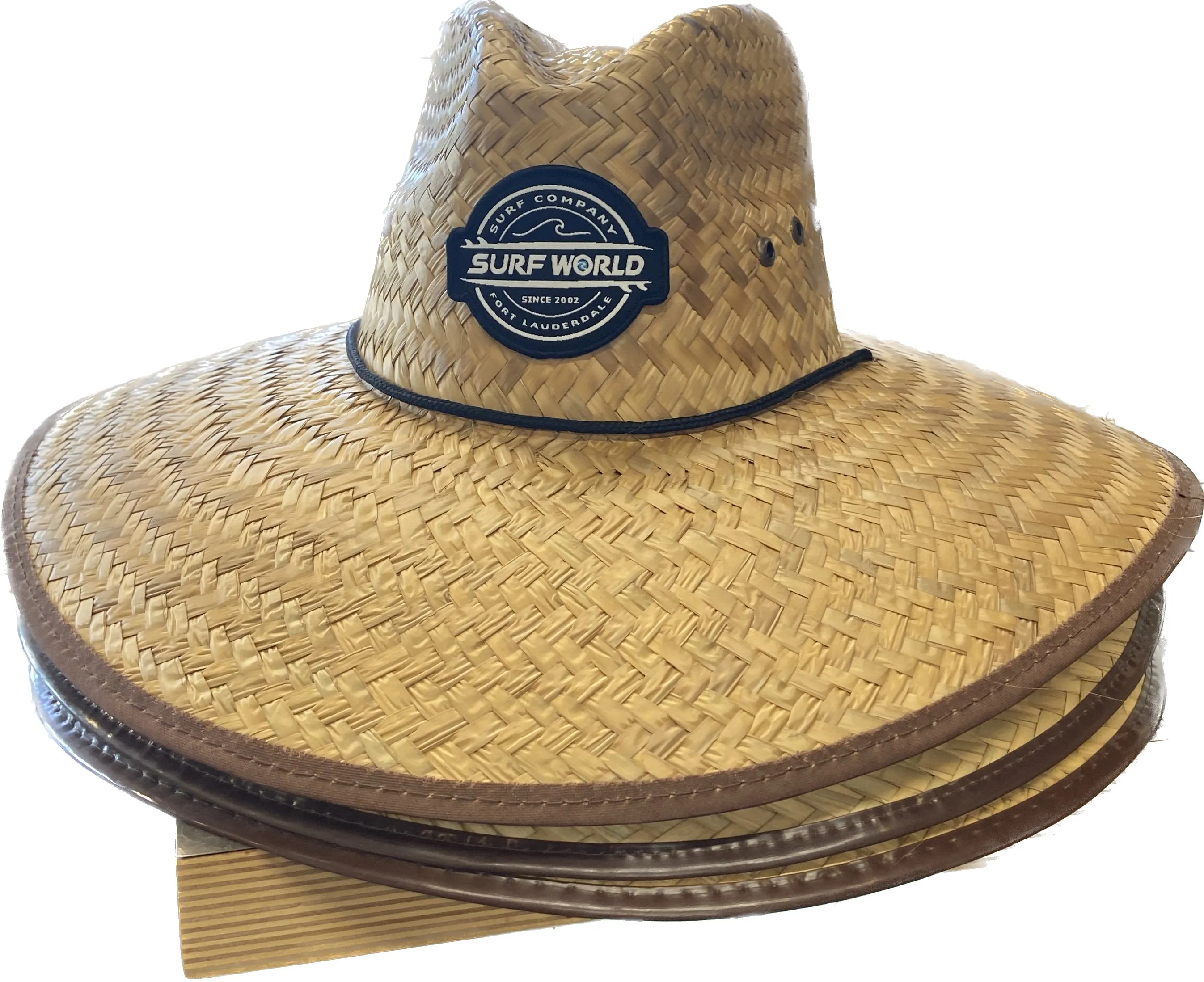 Surf World Diamond Waves Lifeguard Hat - Natural