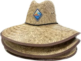 Surf World Diamond Waves Lifeguard Hat - Natural