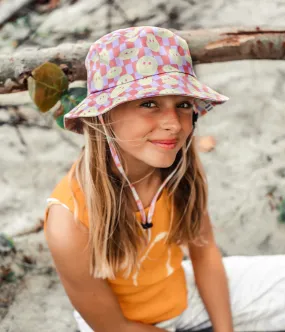 The Smiley Bucket Hat - Cadmium Orange - KIDS