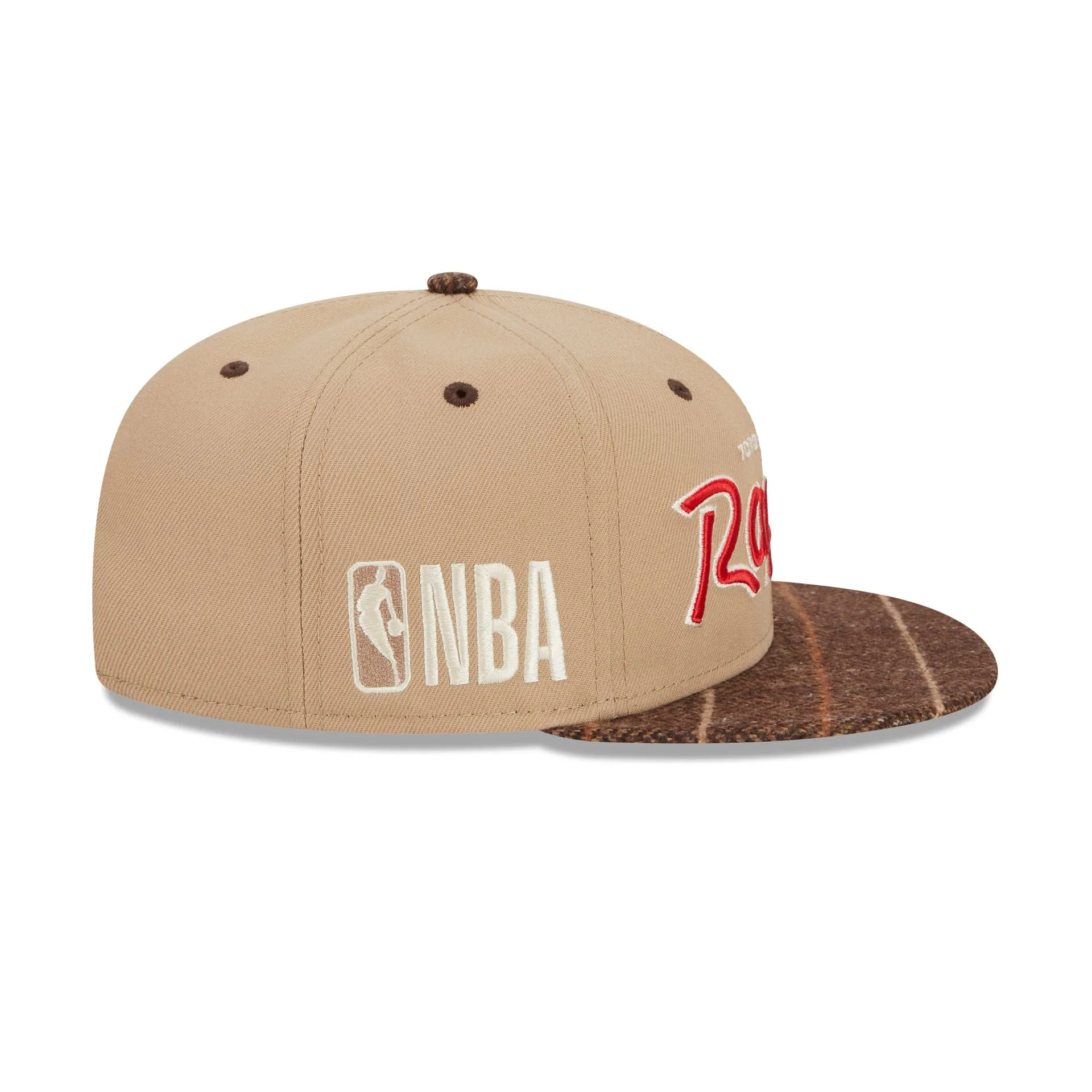 Toronto Raptors Traditional Check 9FIFTY Snapback Hat