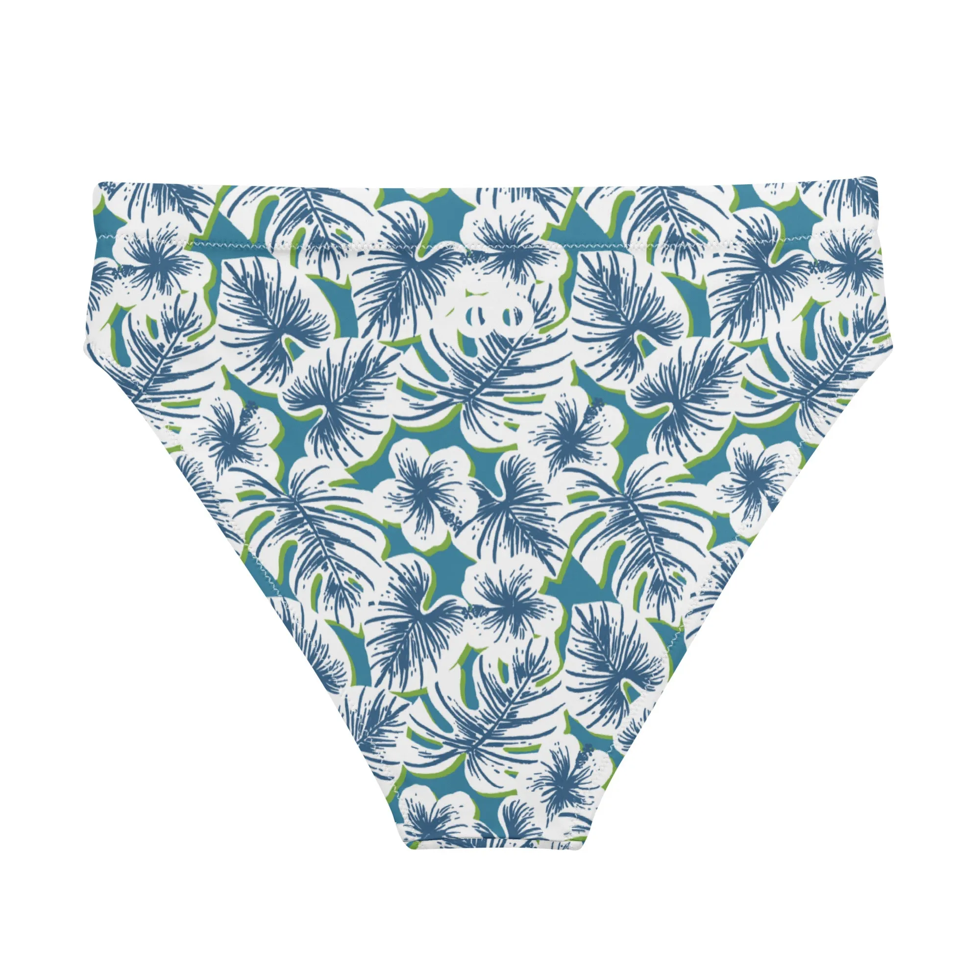 Tropic Oasis High Waisted Bikini Bottom