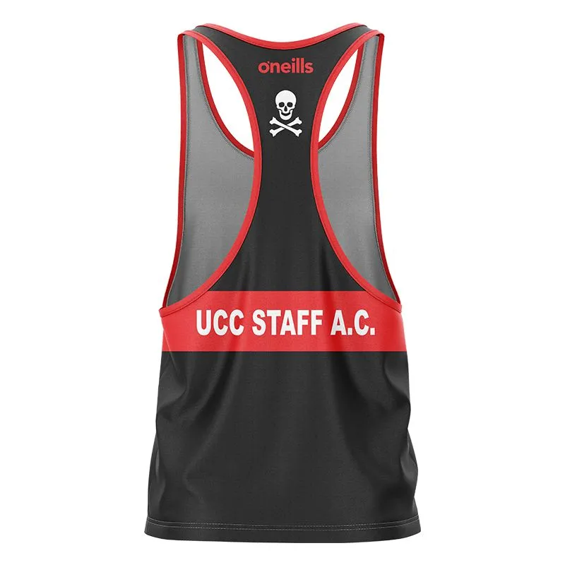 UCC Staff Athletic Club Women's Fit Athletics Vest Black