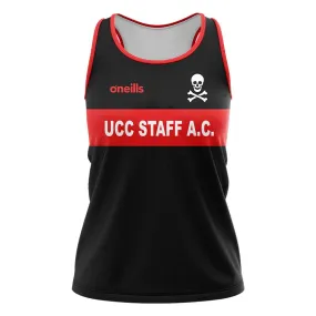 UCC Staff Athletic Club Women's Fit Athletics Vest Black