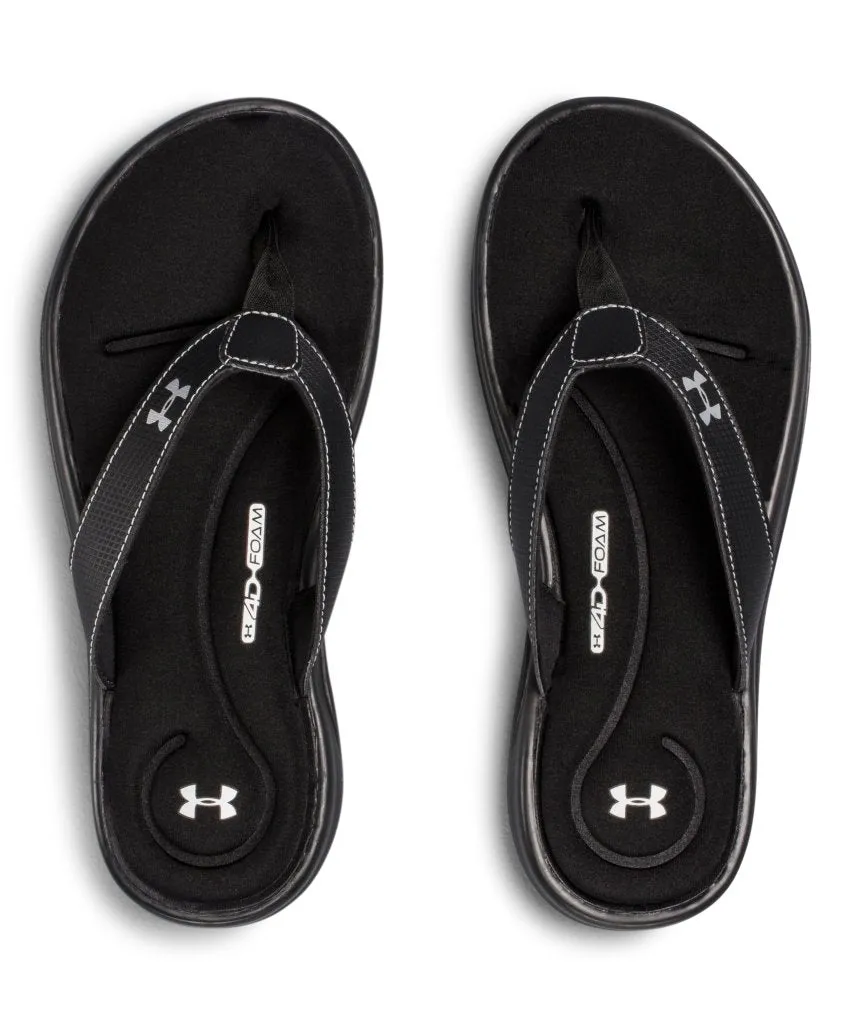 UNDER ARMOUR GIRL'S UA MARBELLA VI SANDALS - BLACK