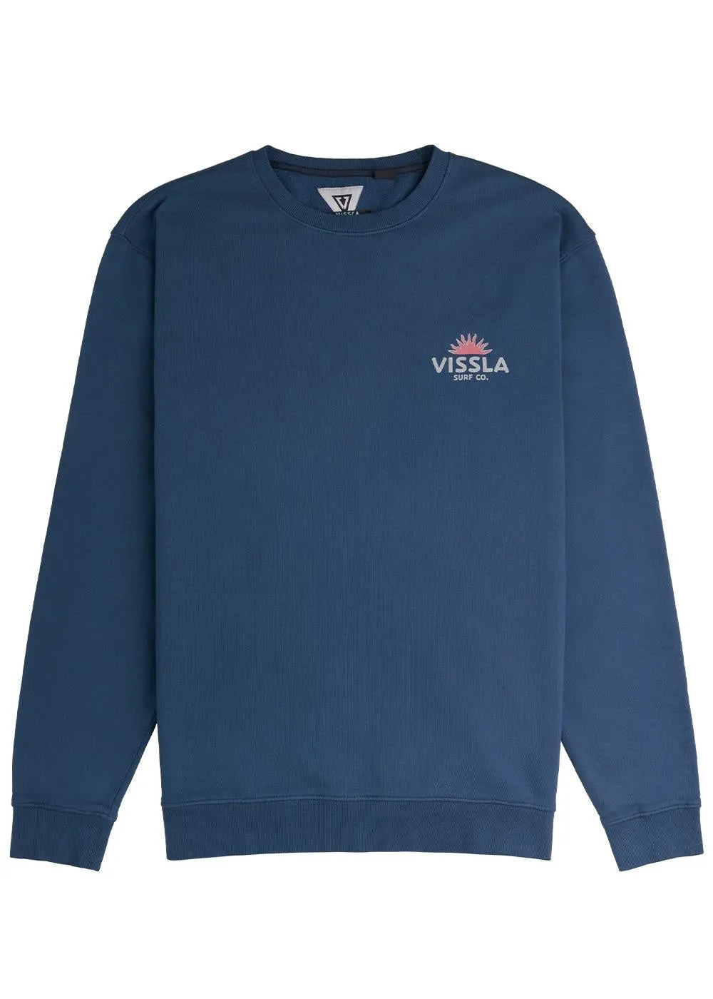 Vissla - Raised By Waves Crew Fleece - Naval-