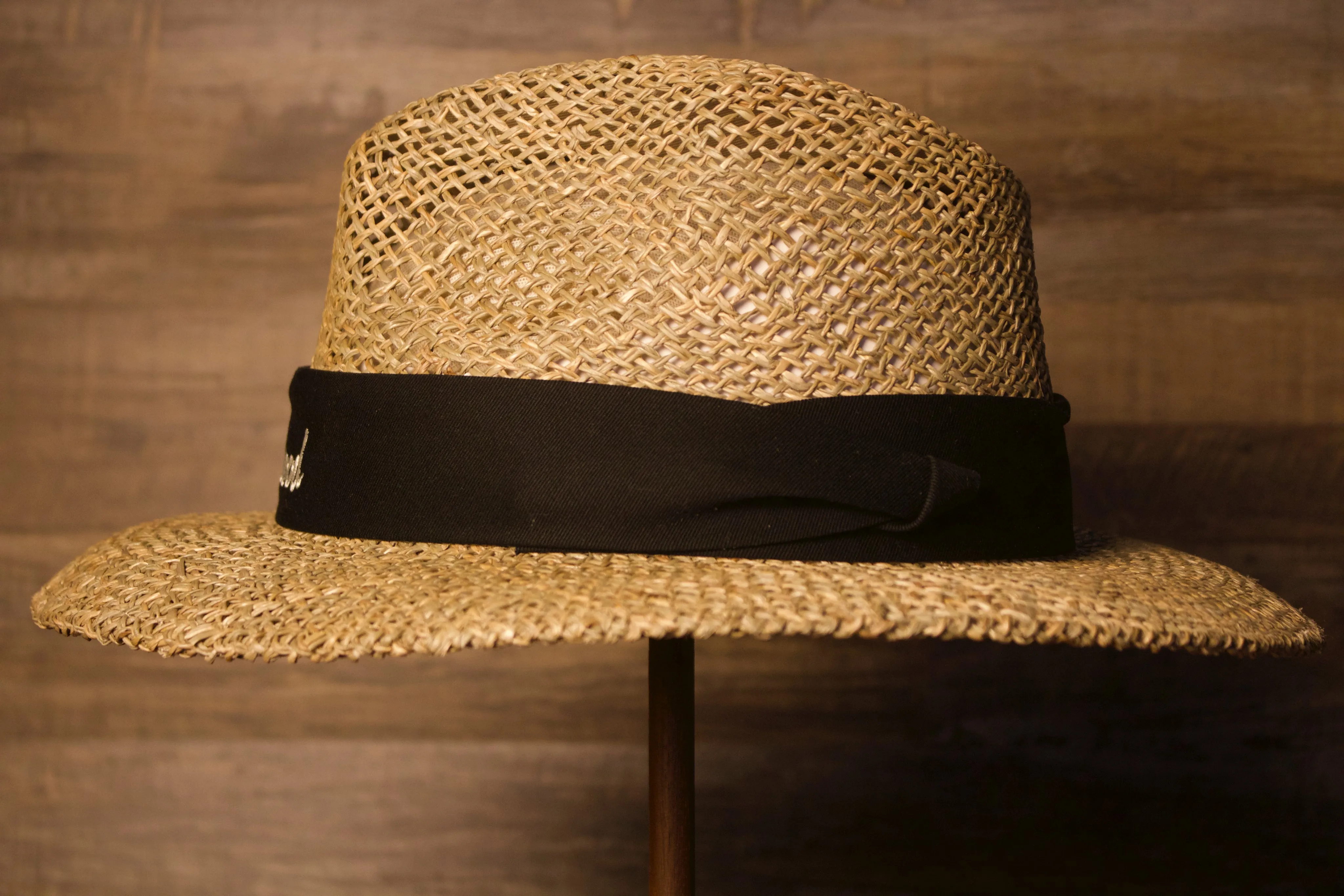 Wildwood Hat | Wildwood New Jersey Stone Colored Straw Hat |  OSFM