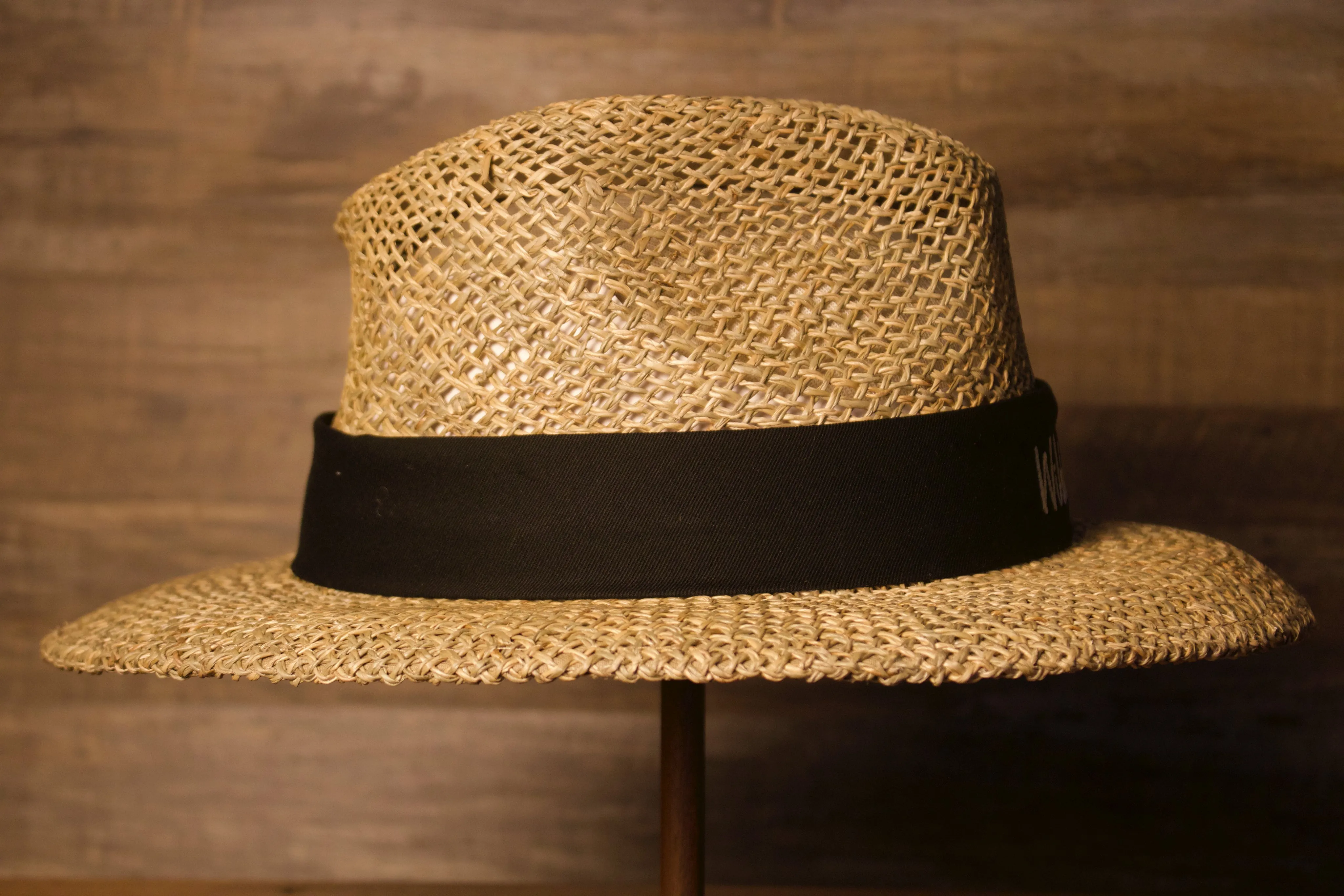 Wildwood Hat | Wildwood New Jersey Stone Colored Straw Hat |  OSFM