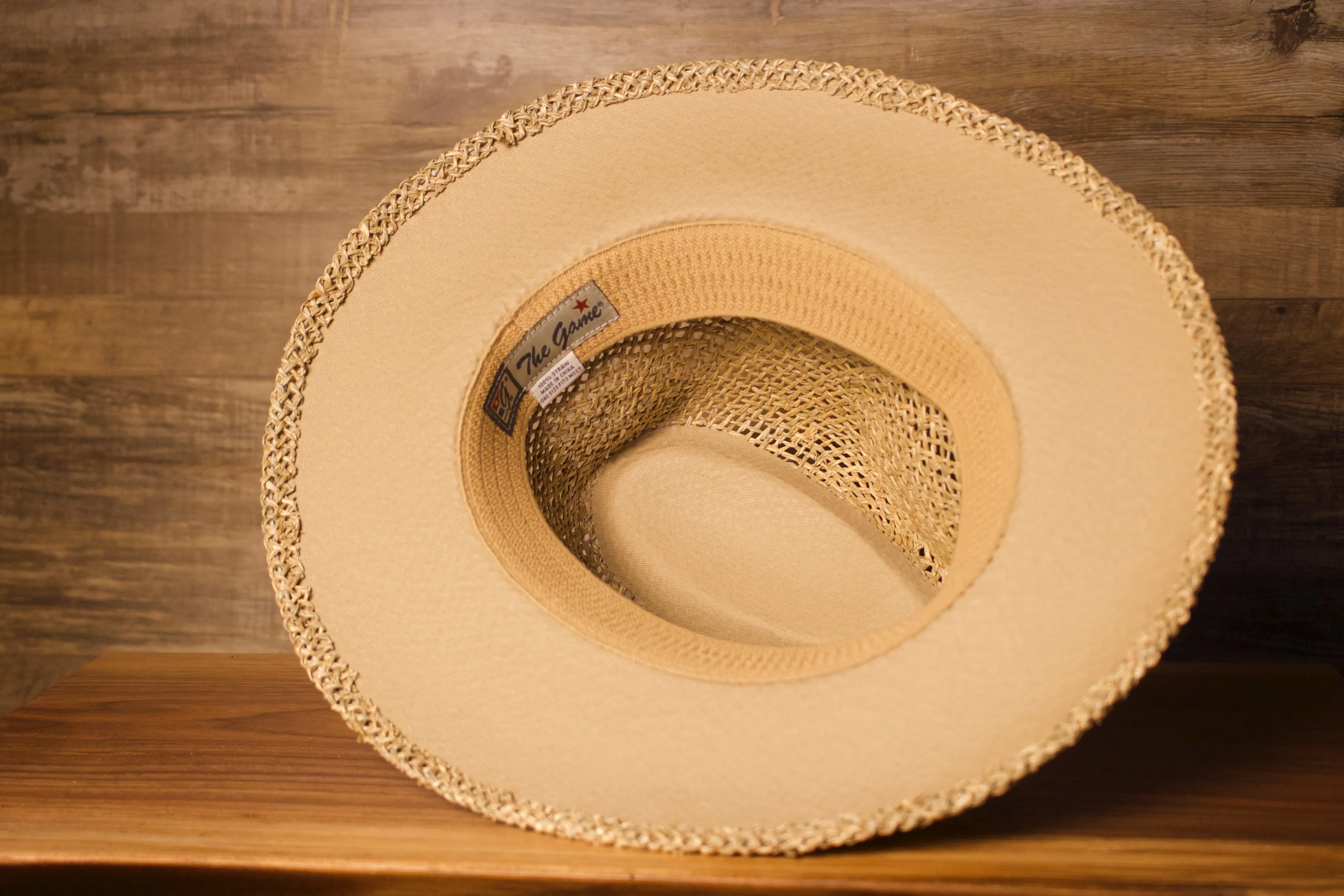 Wildwood Hat | Wildwood New Jersey Stone Colored Straw Hat |  OSFM