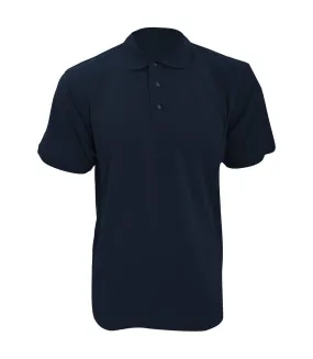 Workwear mens short sleeve polo shirt navy blue Kustom Kit