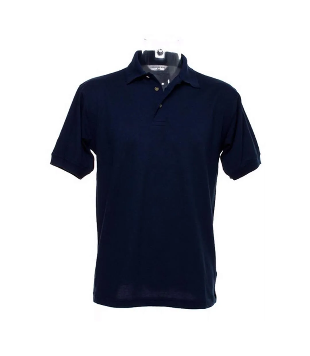 Workwear mens short sleeve polo shirt navy blue Kustom Kit