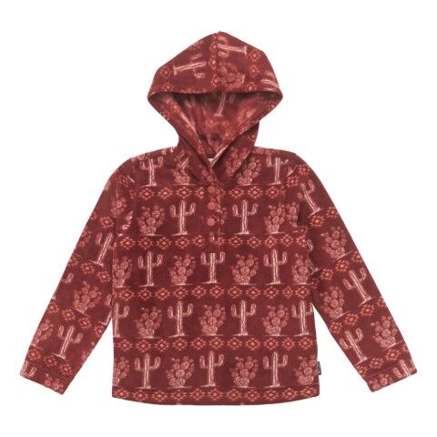 Wrangler Girl's Hoodie in Burgundy